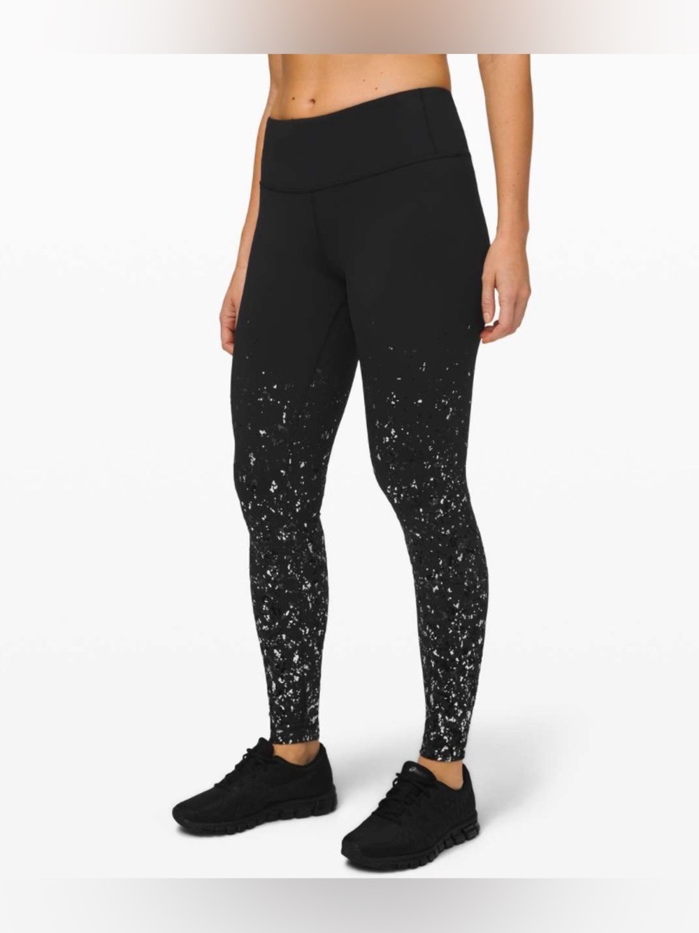 Lululemon Speed Wunder Mid-Rise Tight in Speckle Shine